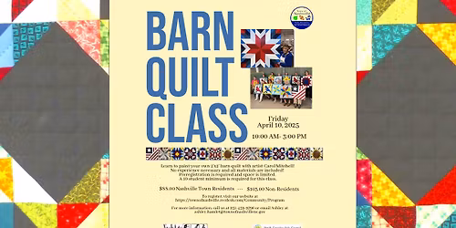 Barn Quilt Class 