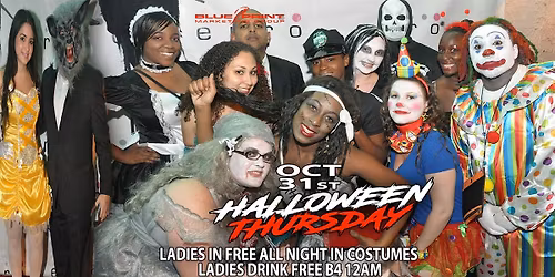 The Best Halloween Costume Party Oct. 30th @Club Euro Ladies Night