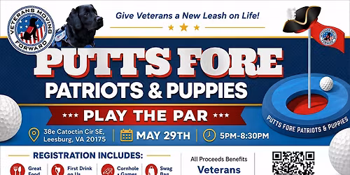 Putts Fore Patriots & Puppies