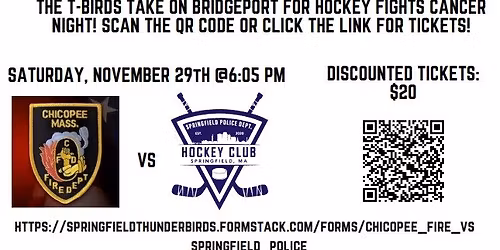 SPD Hockey Team vs. Chicopee Fire Hockey Team