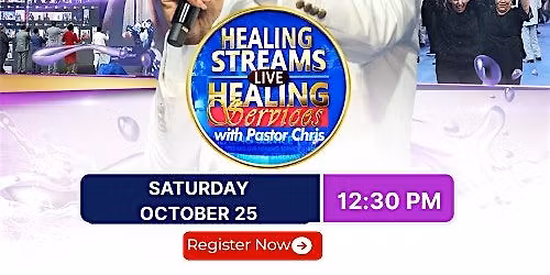 Receive Your Healing at Healing Streams with Pastor Chris!