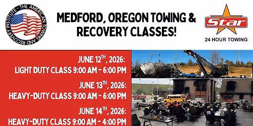 \ud83d\udea8 MEDFORD, OREGON TOWING & RECOVERY CLASSES \ud83d\udea8