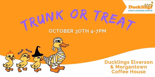 Trunk or Treat at Ducklings Elverson and Morgantown Coffee House