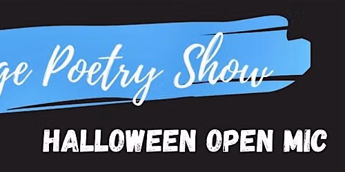 Slanguage Poetry Show Halloween Costume Open Mic
