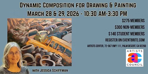 Dynamic Composition for Drawing & Painting 2-Days with Jessica Schiffman