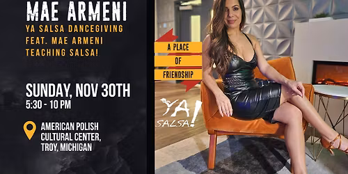 YA Salsa Dancegiving feat. Mae Armeni Teaching Salsa!