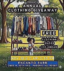 Annual Clothing Giveaway