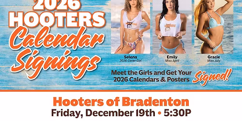 2026 Hooters Calendar Tour!