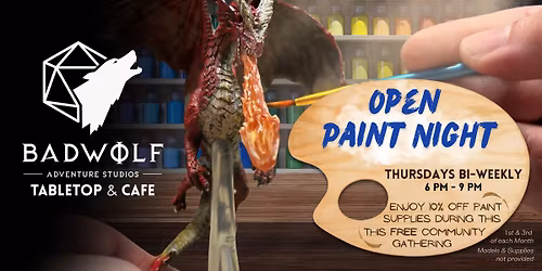 Open Paint Night | Thursdays Bi-Weekly