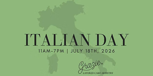ITALIAN DAY AT LAYERED CAKE ARTISTRY