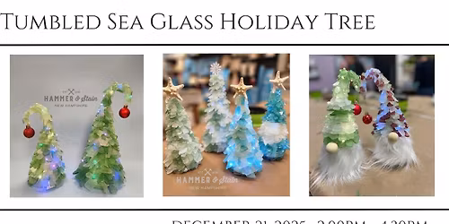 Tumble Sea Glass Holiday Tree