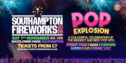Southampton Fireworks 2026 \u2013 The POP EXPLOSION!