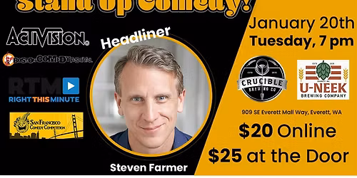 Live Comedy Night! Steven Farmer in Everett WA