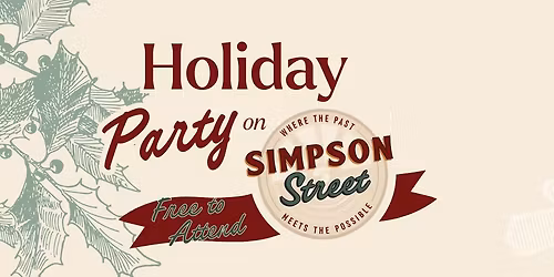 Neighbourhood Holiday Party on Simpson St.