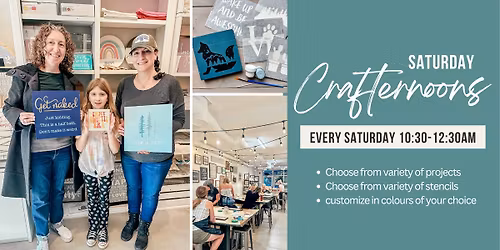 Drop In - Saturday Crafernoon DIY Sign Painting
