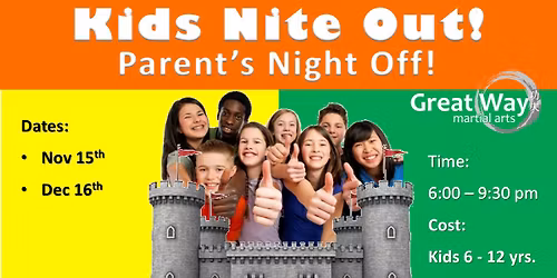 Kids Nite Out! Parent's Night Off!
