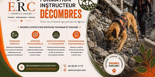 Formation Instructeur recherche en d\u00e9combres - Sports & loisirs