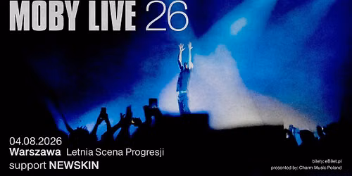Moby | Letnia Scena Progresji, Warszawa | 04.08.2026 — Letnia Scena Progresji - Gramy DoWoli