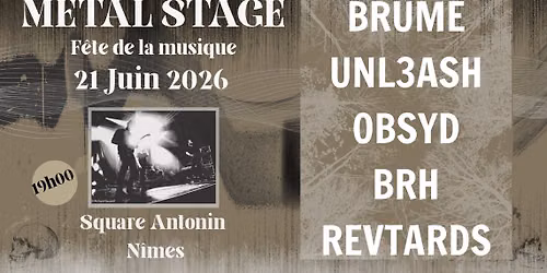 METAL STAGE - F\u00eate de la Musique @ N\u00eemes