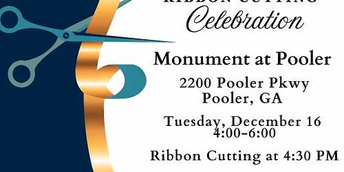 Grand Opening and Ribbon Cutting for Monument at Pooler