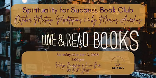 Spirituality for Success Book Club October Meeting