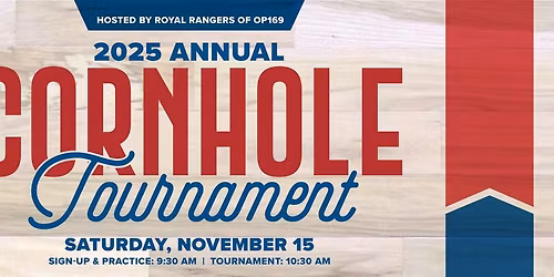3rd Annual Legacy Cornhole Tournament