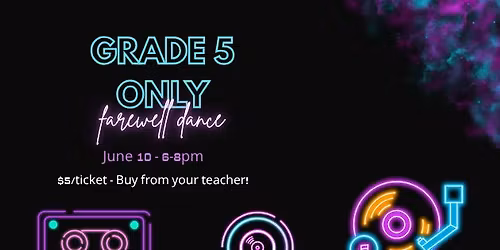 Grade 5 Farewell dance