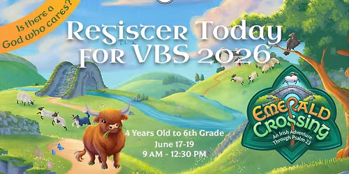 VBS 2026 - Emerald Crossing an Irish Adventure into Psalm 23