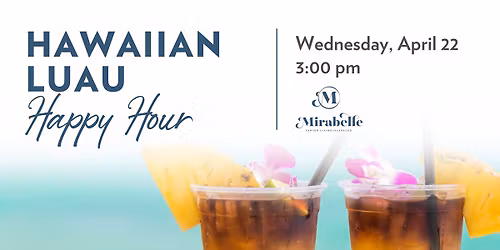 Hawaiian Luau Happy Hour