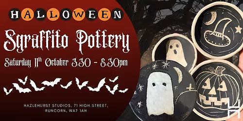 Halloween Pottery Workshop - Spooky Sgraffito