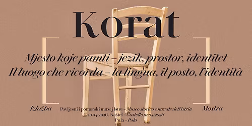 \u201cKorat - mjesto koje pamti jezik, prostor, identitet \/ Otvorenje izlo\u017ebe  