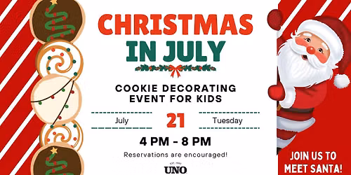 Christmas In July Kids' Cookie Decorating Event (with Santa!)