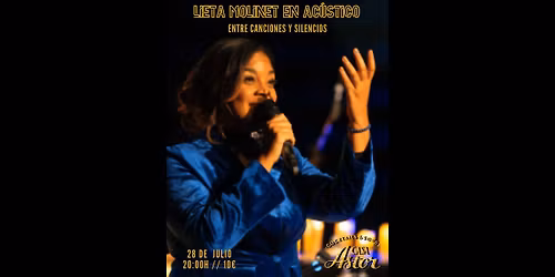 Lieta Molinet en Ac\u00fastico - Entre canciones y silencios