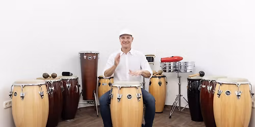 Konga workshop Szak\u00e1ll B\u00e9l\u00e1val - Ritmus \u00e9s \u00c9rzelem a Kezekben 