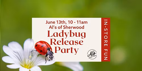 Sherwood Ladybug Release Party