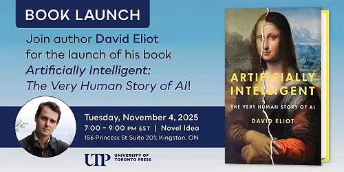 Book Launch: Artificially Intelligent by David Eliot