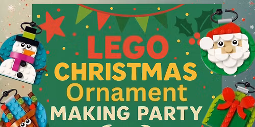 Lego Christmas Ornament making event