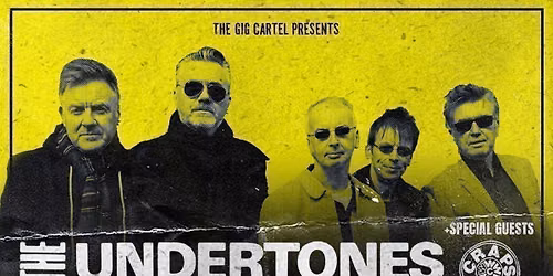 \ud83d\udea8 TICKETS SELLING FAST! \ud83e\udd18\ud83c\udffc The Undertones