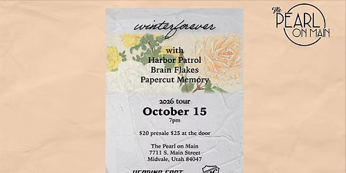 The Pearl on Main Presents: winterforever - 2026 Tour