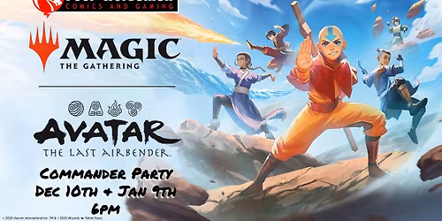 MTG Avatar The Last Airbender Commander Party