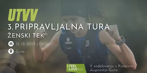 3. UTVV pripravljalna tura · Ženski tek
