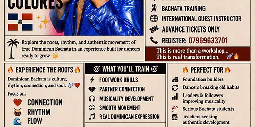 Dominican Bachata BOOTCAMP with Dominican Bachata Star Brandy Colores. First time in Bournemouth  