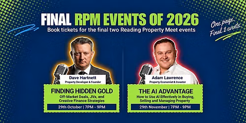 Reading Property Meet: Final 2 Events of 2026