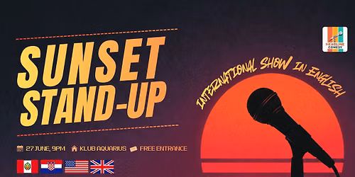 Sunset Stand-Up in English