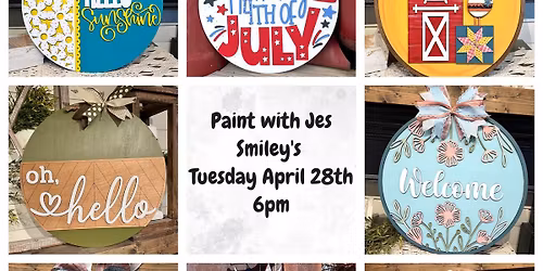 paint with Jes at Smiley's