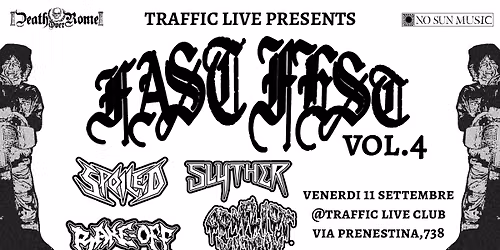 FAST FEST VOL 4: SLYTHER + SPOILED + RAKE-OFF + CONFLICT WITHIN @ Traffic Roma