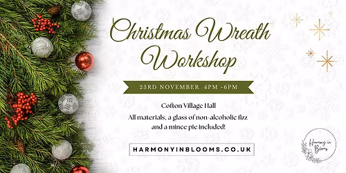 2025 Christmas Wreath Making Workshop