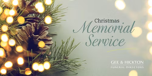 Christmas Memorial Service - Cornwall Manor
