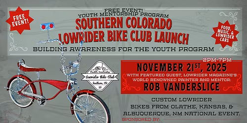 Building Awareness for Youth Program - Southern Colorado Lowrider Bike Club Launch