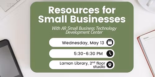 Resources for Small Businesses with AR Small Business Technology Development Center 
